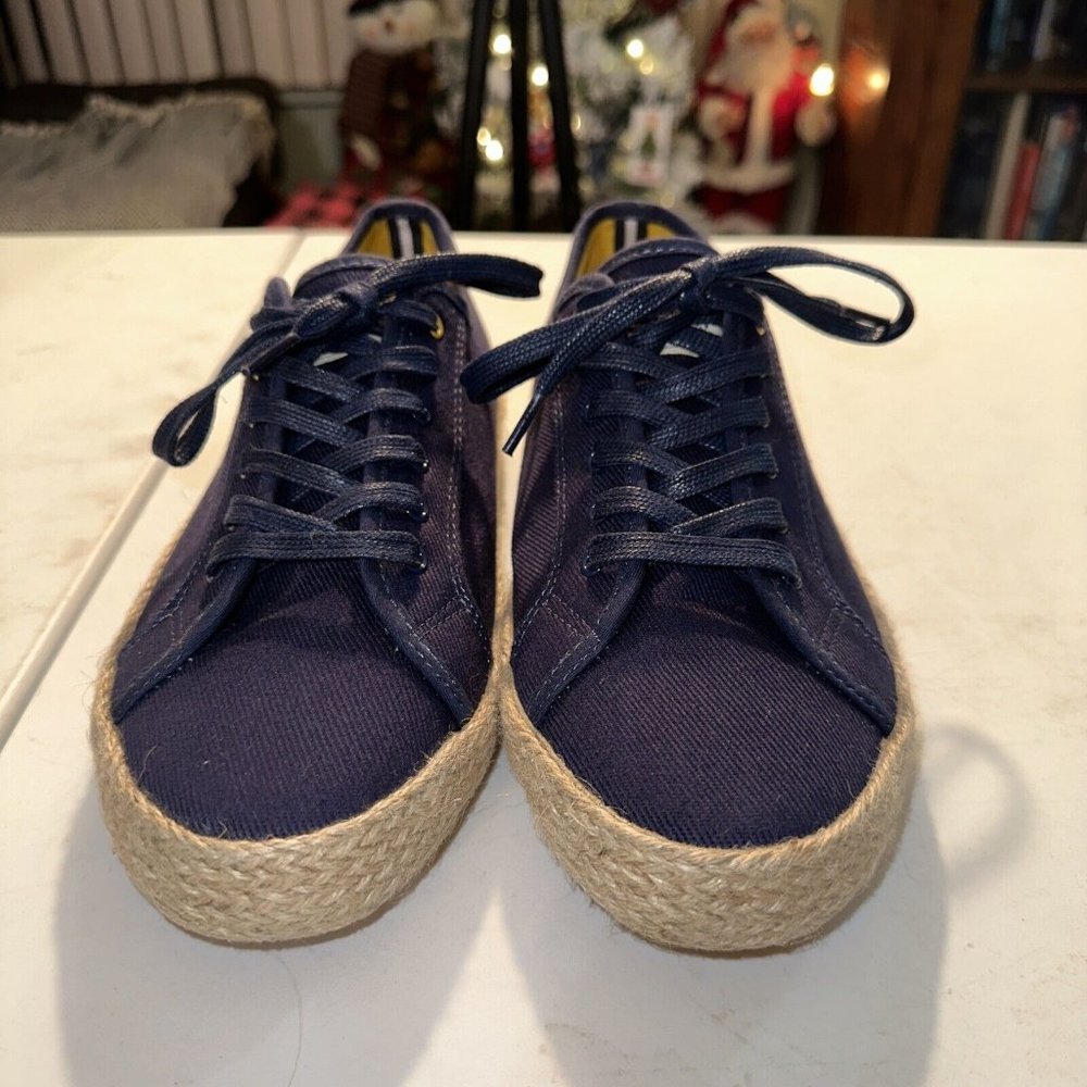 Joules Womens Coast Summer Pump Sneakers French Blue Size 9M US 7M UK Worn Once